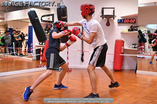 2019-05-16 Milano - pound4pound boxe 2271 Davide Anesa vs Pietro De Bernardi